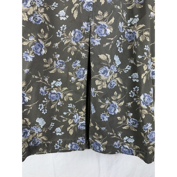 Eddie Bauer Women's Floral Maxi Skirt Sz 10 Y2K Cottagecore Ranch Western - Picture 2 of 9